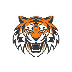 logo design, tiger head logo