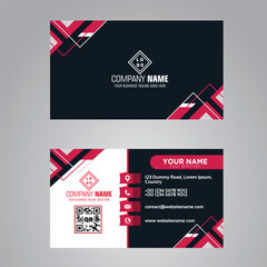 Abstract business card visiting design template