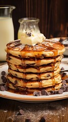 stack of pancakes on a plate