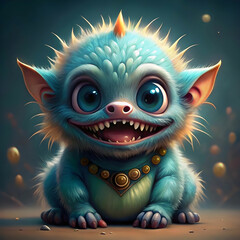 cute baby monster