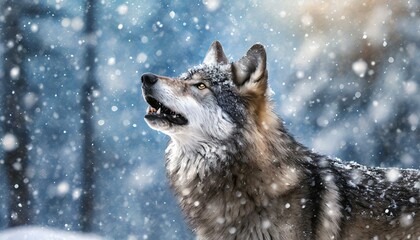 Guardian of the Frost: The Majestic Winter Wolf