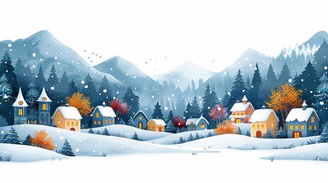 A charming illustration of a fairy-tale cottage with a thatched roof.