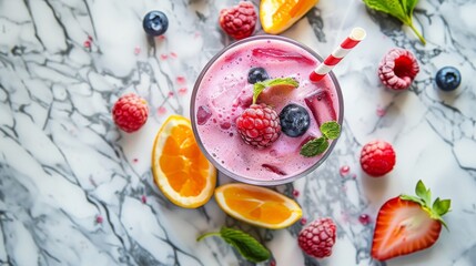 Berry Burst Bliss: A Vibrant Smoothie Creation