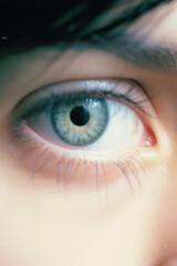 Fototapeta premium 目, 瞳, 肌, 青い瞳, 人, 眼球, Eye, Skin, Blue eye, People, Eyeball