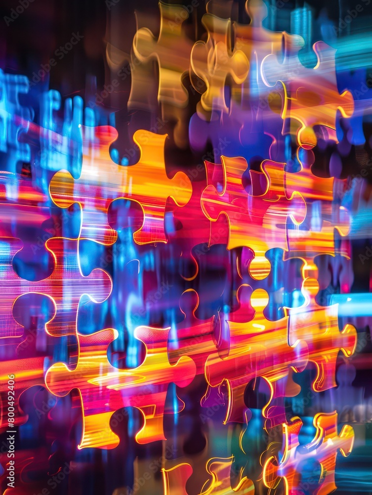 Wall mural dynamic motion abstract background poster with fluid bright transparent graphics