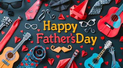 Happy father's day design background