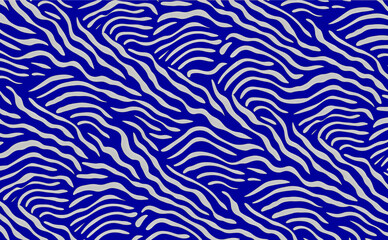 Blue and White Curved Stripes Abstract Art for Creative Design Concepts, background texture, abstract background, Trendy design, Branding elements, Graphic design, Banner design, Wallpaper design  