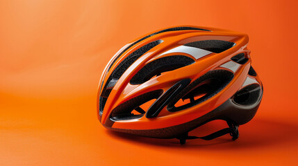 The Essential Orange Bicycle Helmet for Active Cyclists