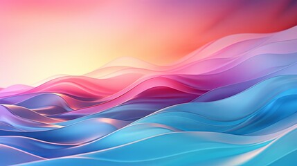 Abstract background in pastel colors with waves