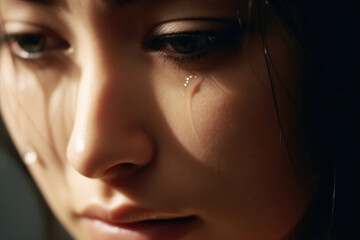 女性, 女性の顔, 悲しい, 憂鬱, 涙, 泣く女性, 悲しむ女性, female, female face, sad, melancholy, tears, crying woman, grieving woman  