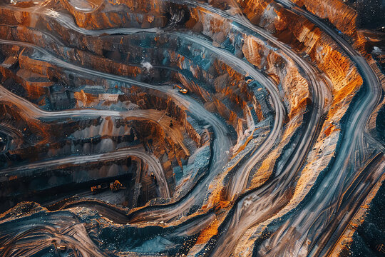 A bird&rsquo;s eye view of a copper mine