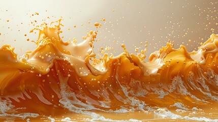 Liquid Caramel: Elegant Motion