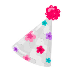 Birthday Caps Flat Stickers