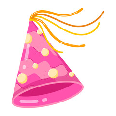 Birthday Caps Flat Stickers