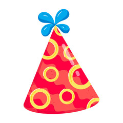 Birthday Caps Flat Stickers