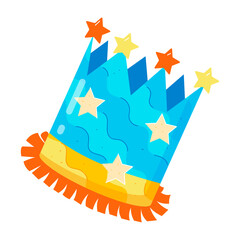 Obraz premium Birthday Caps Flat Stickers