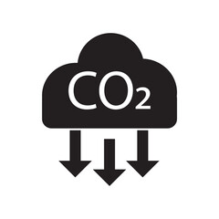 co2 emissions vector icon