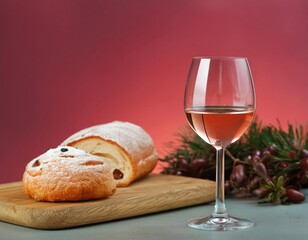 wine and bread