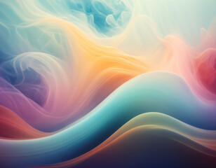 Colorful Waves in Abstract Design
