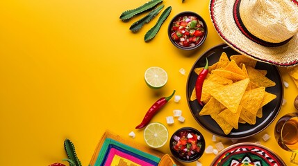 Cinco de mayo concept copyspace