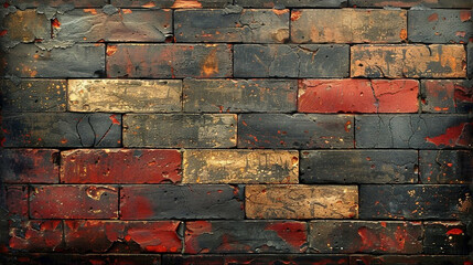 Rustic textured brick wall background