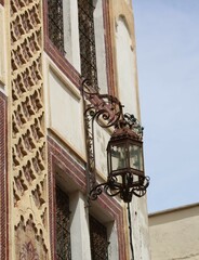 Decorated lamp, Tangier, Morocco 