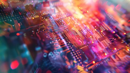 digital electronic wallpaper with semi-conductor junctions