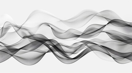  smoke rising above a cresting wave against a pristine white backdrop
