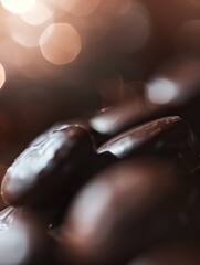 fondant au chocolat poster background with professional and amazing image