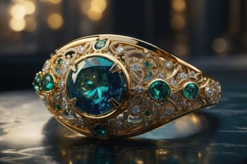 earrings on a black background