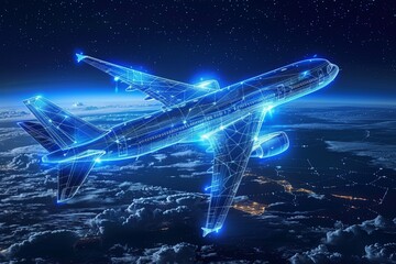 Aerospace Holography: Visualizing Economic Growth through Star Exploration