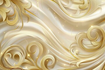 Golden Luxurious Swirls: Timeless Markings of Special Dates