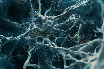 background, Dive into the intricate world of neuroscience with this captivating abstract medical...