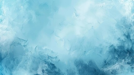   A blue-white background with ample watercolor at image bottom