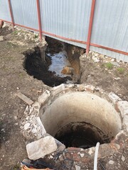 old water well, replacement of water pipes