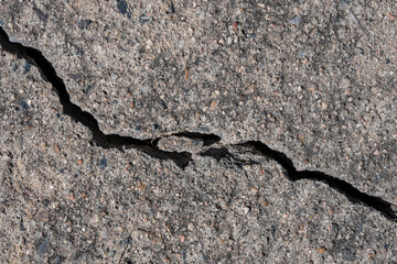 Textures with cracks on the cement floor