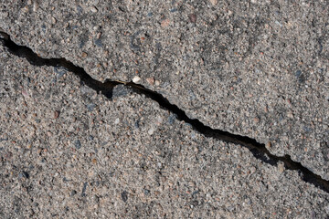Textures with cracks on the cement floor
