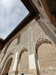 detail of a mosque  Marrakesh