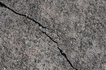 Textures with cracks on the cement floor