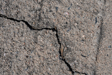 Textures with cracks on the cement floor