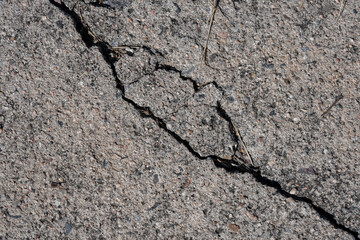 Obraz premium Textures with cracks on the cement floor