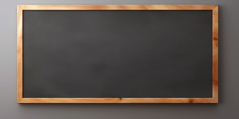 Chalkboard Potential: Mockup of Clean School Chalkboard, Waiting for Ideas