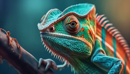 chameleon, background, material, illustration, art, graphic, design, cool, designer, Generative AI