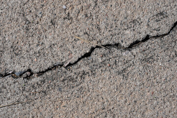 Textures with cracks on the cement floor