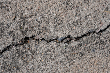 Textures with cracks on the cement floor