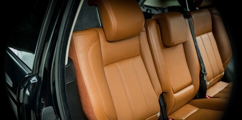 Back seats in a car