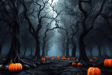 Happy Halloween night Copyspace Background