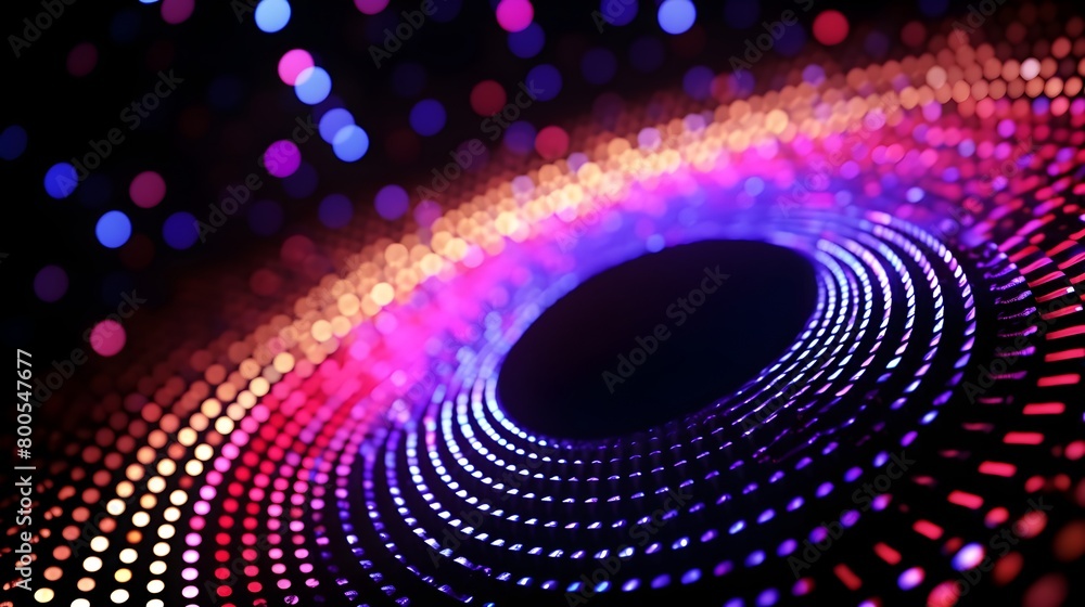 Poster explore the fusion of art and technology with a captivating image of a modern abstract background ad