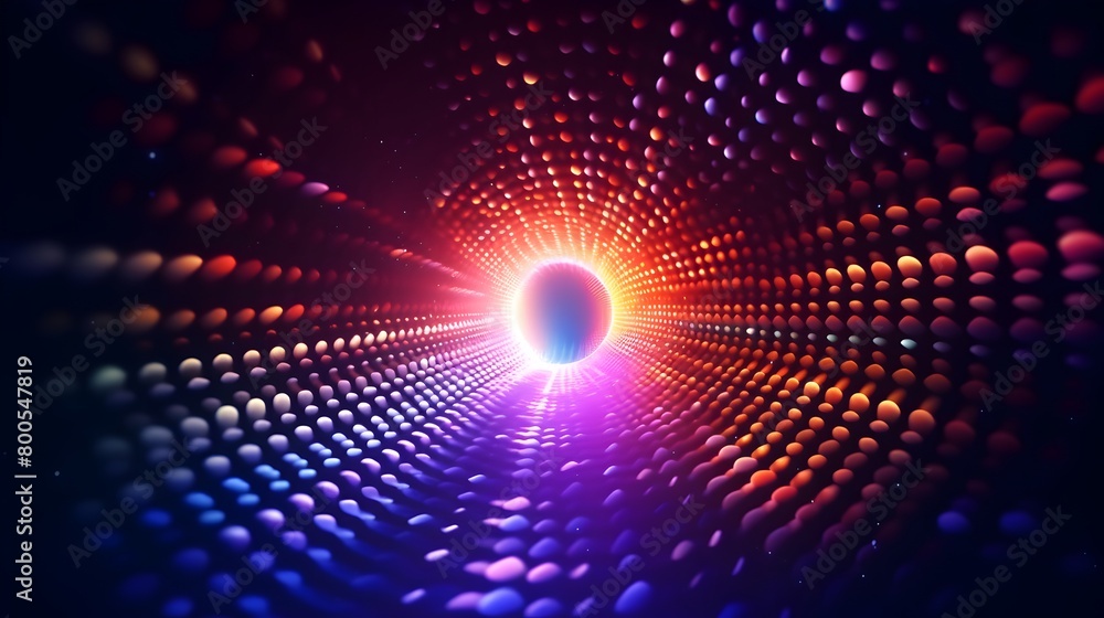 Poster explore the fusion of art and technology with a captivating image of a modern abstract background ad