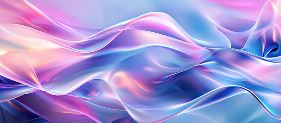 Liquid shapes purple texture, abstract holographic 3D render style wavy abstract wallpaper or background. Pattern design, poster backdrop, flyer, banner, card, cover, brochure. 